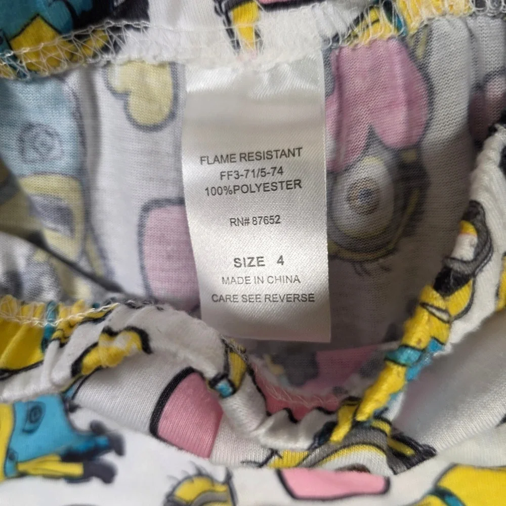 Girls Size 4 Clothing Lot Despicable Me Pajamas Carters Cardigan‎